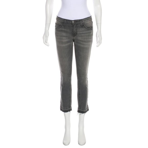 Current/Elliott Denim - Current/Elliott The Cropped Straight Jean Jeans Current/Elliott Denim - Current/Elliott The Cropped Straight Jean Jeans
